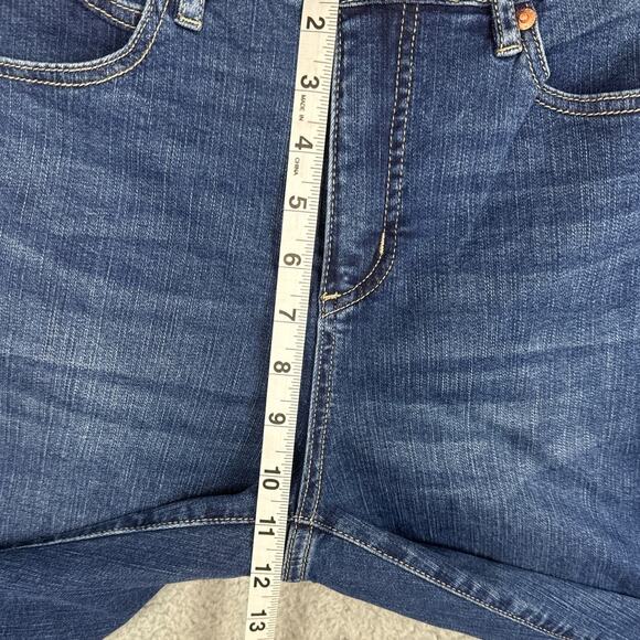 Oat New York Women’s High Rise Boot Crop Denim Jeans Size 29 Medium Wash NWT - Picture 5 of 12